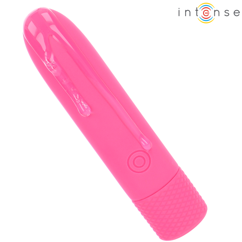 INTENSE - SYMONE USB RECARREGÁVEL VIBRATÓRIA BULLET 8 VIBRAÇÕES ROSA 10 X 2,2 CM